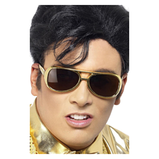 Elvis® 70'er Solbriller Guld
