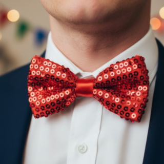 Paillet Butterfly Rød