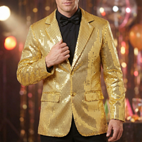 Showtime Pailletjakke Guld