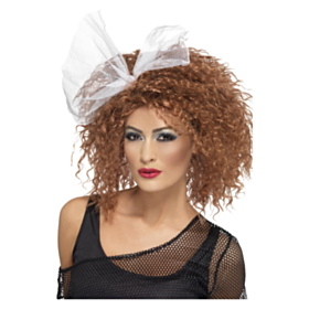 Krøllet 80'er Paryk Brun