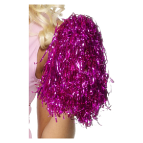 Pom Pom Metallisk Pink
