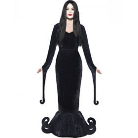 Gotisk Morticia Kostume