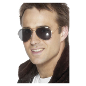 Aviator Solbriller Guldstel