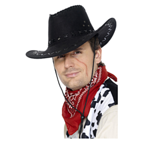 Cowboy Hat Slidt Sort
