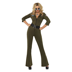 Top Gun® Kvindelig Jagerpilot Kostume