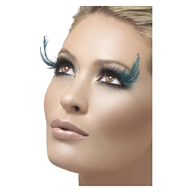 Turkis Fjer Øjenvipper