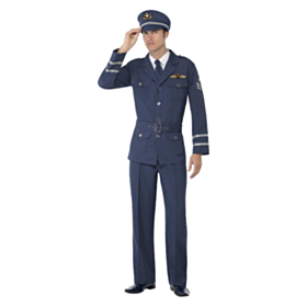 2. Verdenskrig Luft Kaptajn Kostume