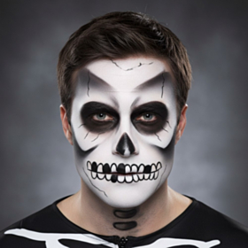 Skelet Ansigtsmaling