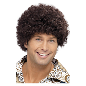 70'er Disco Afroparyk Brun
