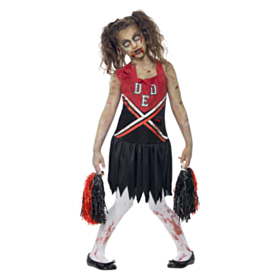 Zombie Cheerleader Børnekostume
