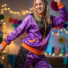 Lilla 80'er Træningsdragt Kostume