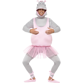 Ballerina Flodhest Kostume