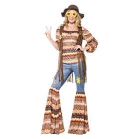 Harmonisk Hippie Kostume
