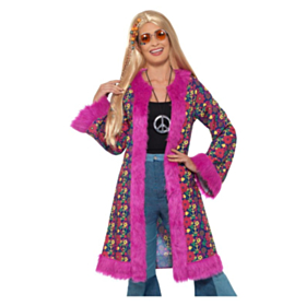 60'er Hippie Jakke Pink