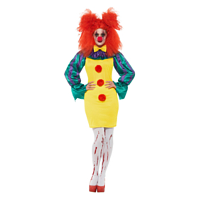 Klassisk Gyser Klovn Lady Kostume