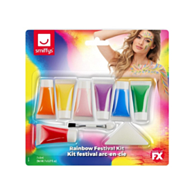 Regnbue Festival Makeup