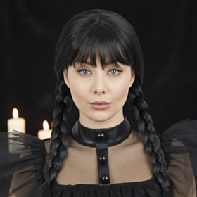 Gotisk Skolepige Paryk