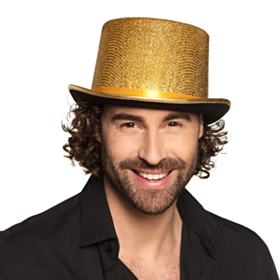Glitz Tophat Guld