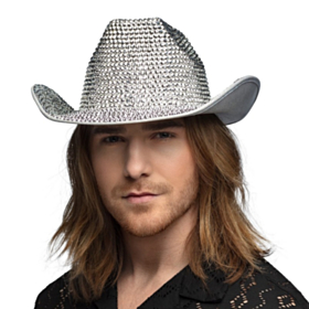 Cowboyhat Glimmer Sølv