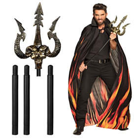 Djævle Trefork Guld/Sort