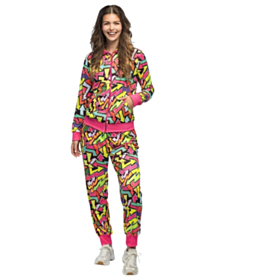 Street Art Babe UV Træningsdragt Kostume