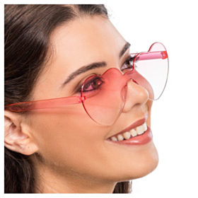 Hjerte Solbriller Rosa