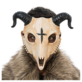 Okkult Dyremaske Med Horn