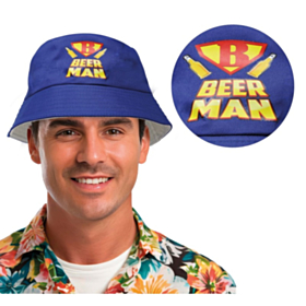 Beer Man Bøllehat Blå