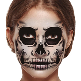 Skelet Falske Ansigtstatoveringer