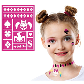 Harley Quinn Makeup Skabelon