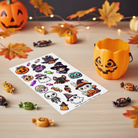 Søde Halloween Falske Tatoveringer