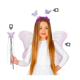 Sommerfugl Børnesæt Lilla