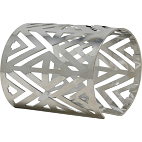 Futuristisk Manchetarmbånd Sølv