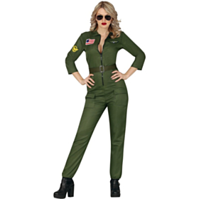 Jagerpilot Jumpsuit Kostume