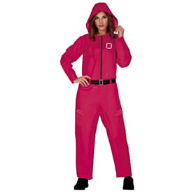 Gamer Spilvagt Kostume Pink