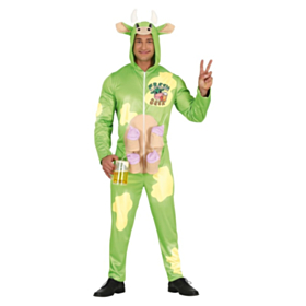 Øl Ko Kostume Grøn