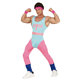 Fræk 80’er Aerobics Kostume