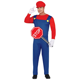 Rød Blikkenslager Kostume