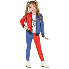 Crazy Harlekin Børnekostume