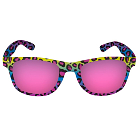 Leopardprikkede Regnbue Briller