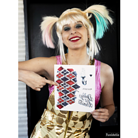Suicide Squad® Harley Quinn Falske Tatoveringer
