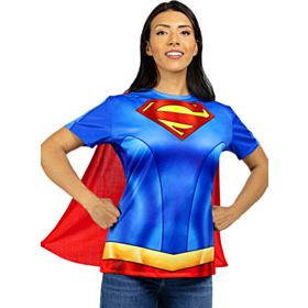 Supergirl® Bluse & Kappe Kostume