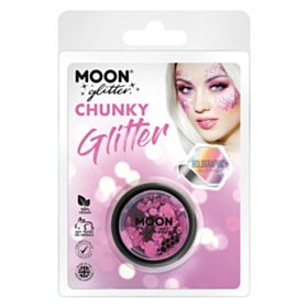 Holografisk Chunky Glitter, Pink