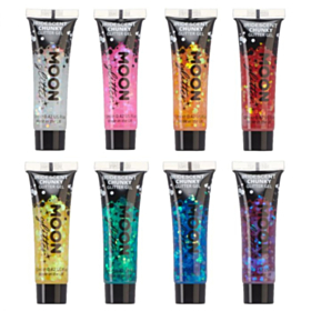 Iriserende Chunky Glitter Gel