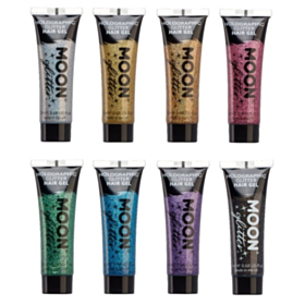 Holografisk Glitter Hår Gel