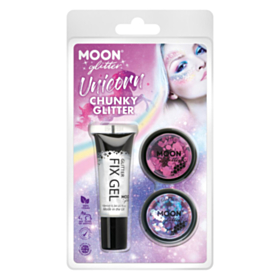 Chunky Glitter Unicorn Sminkesæt