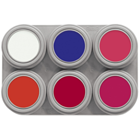 Grimas Vandsminke Fluorescerende, F6, Palet 6