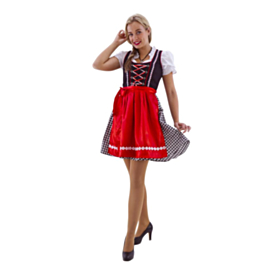 Dirndl Traditionel Rød