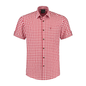 Tyrolerskjorte Kort Rød