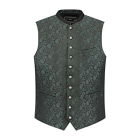 Tyrolervest Jacquard Grøn